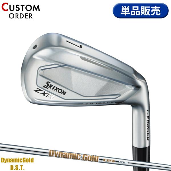 カスタム ダンロップ スリクソン ZXi4 単品アイアン ダイナミックゴールド DST スチールシャ...