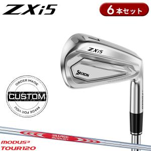 【受注生産】【正規品】 右打用 ダンロップ スリクソン ZXi5 アイアンセット 6本組 NSプロ モーダス3 ツアー 120 カスタムオーダー (2026)