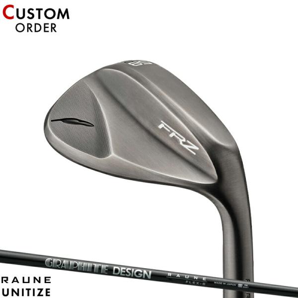 カスタム フォーティーン FRZ ウェッジ スモーキーサテン グラファイトデザイン ラウネ アイアン...
