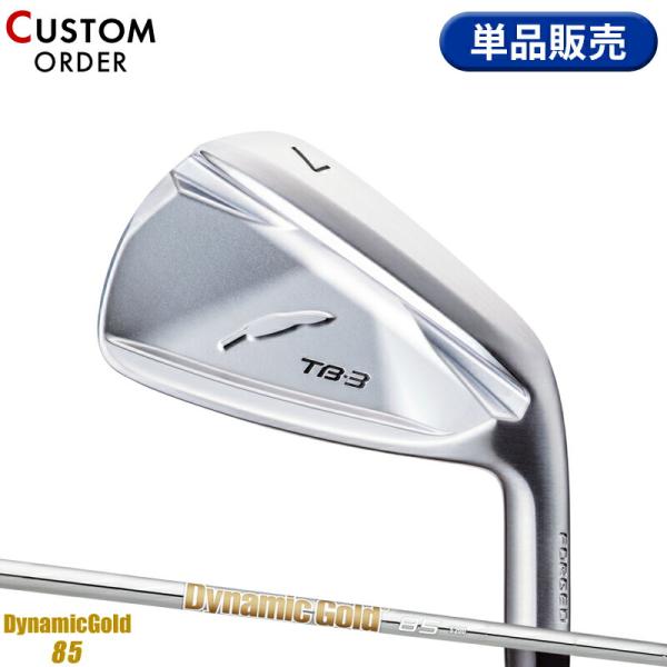 カスタム フォーティーン TB-3 フォージド 単品アイアン ダイナミックゴールド 85 スチールシ...