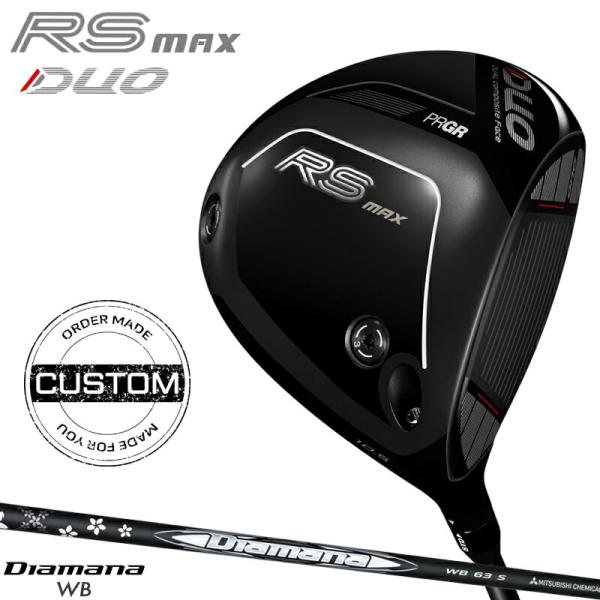 【受注生産】【正規品】 右打用 プロギア RS DUO MAX ドライバー 三菱 ディアマナ WB ...