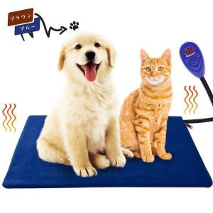 ペット用ホットカーペット ペットベッド ペット用ヒーターマット 猫犬用 Mサイズ 50*50cm PHK-L 秋冬寒さ防災対応 PES認証 IP67防水