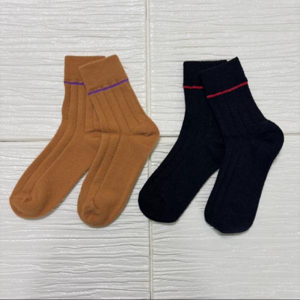 温かレディースソックス　綿靴下セット　あたたかい　ふわふわ　厚手　おしゃれ　レビューを書いてクリック...