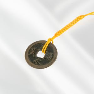 本物の江戸通貨 寛永通宝 根付け付 : yuuhiflower - 通販