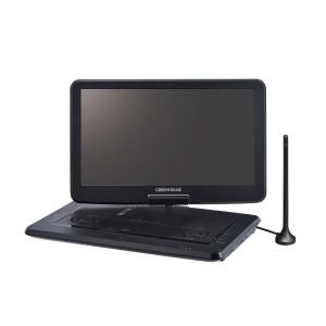 グリーンハウス　１５．６型フルセグＴＶ内蔵ポータブルＤＶＤプレーヤーGH-PDV15AT-BK(b6...