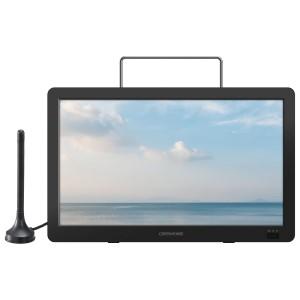 グリーンハウス　１４Ｖ型バッテリー内臓ポータブルテレビ　GH-PTV14B-BK(c720)