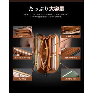 財布 メンズ 長財布 本革 栃木レザー 牛革 ...の詳細画像2