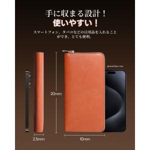 財布 メンズ 長財布 本革 栃木レザー 牛革 ...の詳細画像5