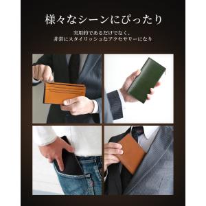 財布 メンズ 長財布 本革 栃木レザー 大容量...の詳細画像3