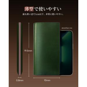 財布 メンズ 長財布 本革 栃木レザー 大容量...の詳細画像4