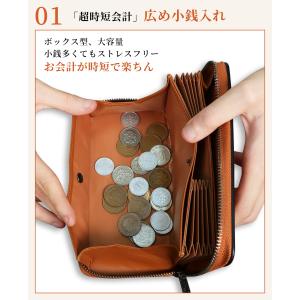 財布 メンズ レディース 長財布 本革 栃木レ...の詳細画像5