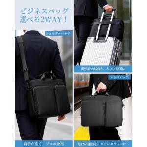 ビジネスバッグ メンズ 2way 自立 Mod...の詳細画像4