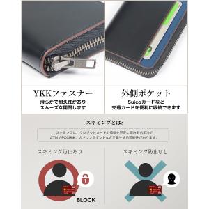 クレジットカードケース 栃木レザー メンズ カ...の詳細画像4