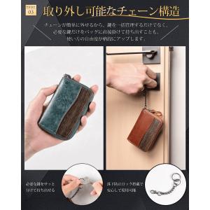 キーケース レディース メンズ 本革 プエブロ...の詳細画像4