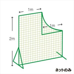 【メーカー直送商品】【代引き不可】 [KANEYA]カネヤ ピッチャー前用ダブルネット 2m×2m ...