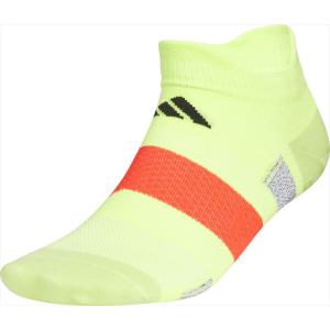 【1点までメール便可】 [adidas]アディダス ランニング パフォーマンスソックス (KLA20)(KE7473) ソーラーイエロー/ルシッドレッド[取寄商品]