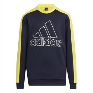 [adidas]アディダス YB カラーブロック クルースウェット (VB283)(HM9586) レジェンドインク/インパクトイエロー[取寄商品]｜auc-aspo