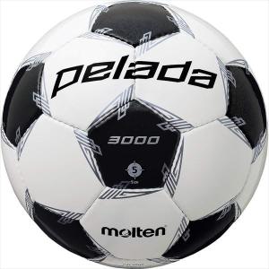 [molten]モルテン サッカーボール検定5号球 ペレーダ3000 (F5L3000) ホワイト×メタリックブラック[取寄商品]