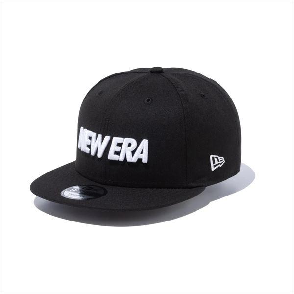 [NEW ERA]ニューエラ 9FIFTY ワードマークロゴ (13575023)ブラック × ホワ...