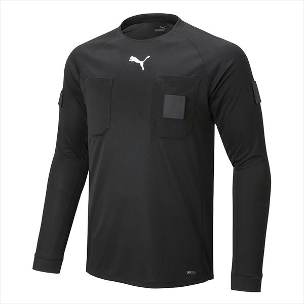 [PUMA]プーマ LS レフリーシャツ (705378)(01) プーマ ブラック[取寄商品]