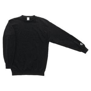 [CONVERSE]コンバース プレーヤーズスウェットシャツ (CB141201E)(1900) ブラック[取寄商品]｜auc-aspo
