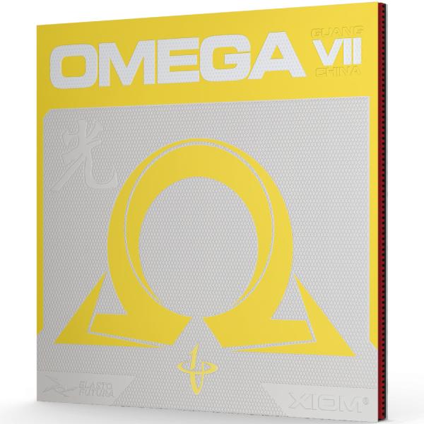 【メール便】 [XIOM]エクシオン 裏ソフトラバー『赤』 オメガVII チャイナ 光（グァン） (...