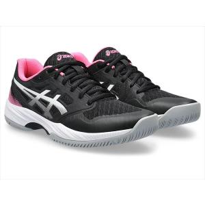 [asics]アシックス レディースバドミントンシューズ GEL-COURT HUNTER 3 (STANDARD) (1072A090)(001)ブラック/ホワイト[取寄商品]｜auc-aspo