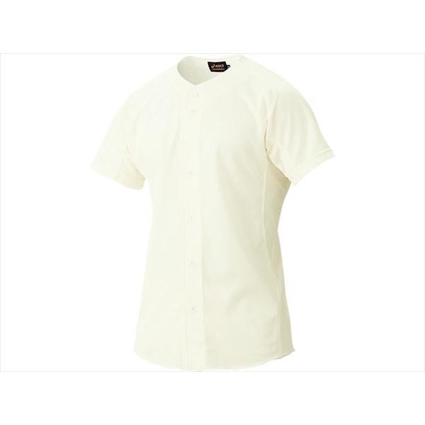 [asics]アシックス スクールゲームシャツ (BAS001)(02)アイボリー[取寄商品]