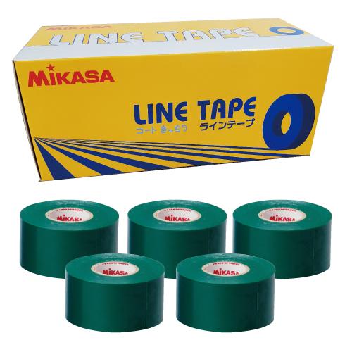 [MIKASA]ミカサ ラインテープ ビニール(伸びるタイプ)5巻入 40mm×25m (LTV-4...