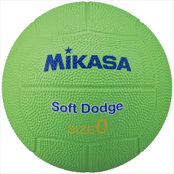 [MIKASA]ミカサ ソフトドッジボール0号 約220g (STD-0SR-LG) ライトグリーン...