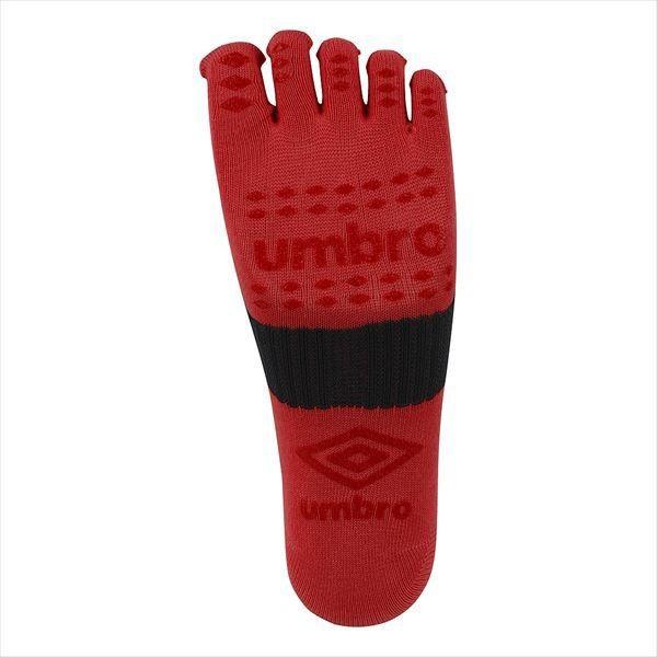 [umbro]アンブロ FG5 フィンガーミドルソックス (UAS8622)(MRED) Mレッド×...