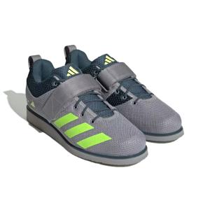 [adidas]アディダス ウェイトリフティングシューズ Powerlift 5 (HP6856) グレースリー／ルシッドレモン／アークティックナイト[取寄商品]｜auc-aspo