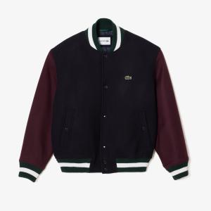 [新品未使用] LACOSTE ブラック フリースジャケット サイズ4 LACOSTE ラコステ Lワッペンシェルパフリースジャケット メンズ