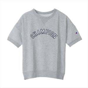 [Champion]チャンピオン レディース テックウィーブ テリー ショートスリーブクルーネックスウェットシャツ (CW-XS002)(070) オックスフォードグレー｜auc-aspo