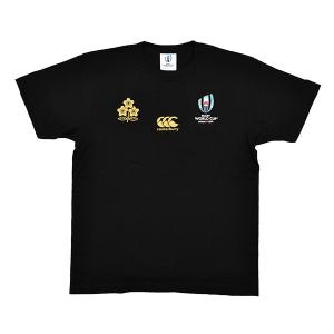 [canterbury]カンタベリー ウェア JAPAN ONE TEAM 半袖Tシャツ (VWT39455)(19)ブラック｜auc-aspo