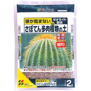 花ごころ さぼてん多肉植物の土 細粒 2L　培養土 初めての方でも安心。根が傷まない！！ 盆栽 園芸...