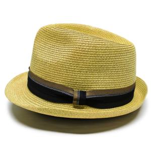 Grace / グレース BRAID HAT TRI XL 大きいサイズ ペーパーハット ストローハット 中折れ 