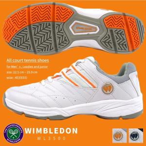 WIMBLEDON ウィンブルドン テニスシューズ レディース 全2色 WL3500 WL-3500｜auckutsu-nishimura