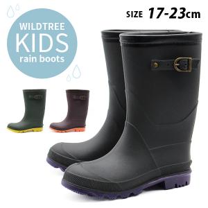 レインブーツ キッズ 子供 長靴 黒 ブラック カーキ ブラウン