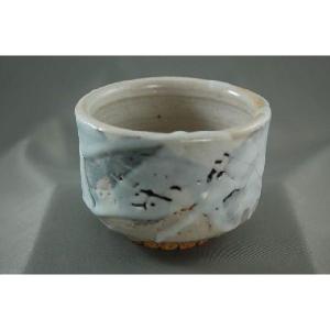 hch-3 金窯変志野焼 抹茶茶碗 文部大臣奨励賞受賞作家 荒川 明作 木箱