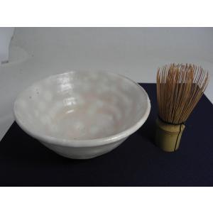 茶道具 抹茶茶碗 刷毛目 籬に菊 中山喜白作 茶道 : 茶道具いまや静香園
