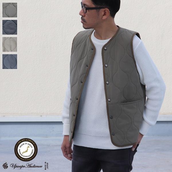 【RE PRICE / 価格改定】オーディエンス Audience ウェーブキルト スナップベストT...