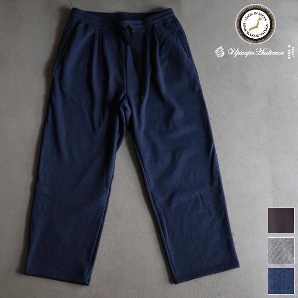 オーディエンス Audience 2タック ワイド イージーパンツ ボンバーヒート ツイード BOM...