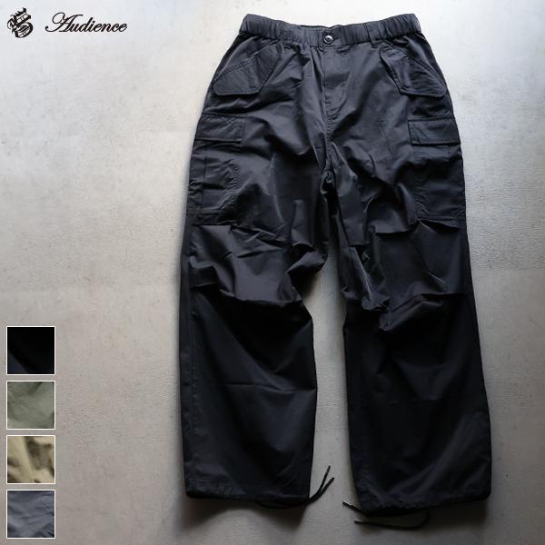 オーディエンス Audience カーゴ イージーパンツ 綿ナイロン高密度ツイル M-65 US A...