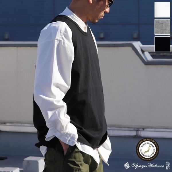 オーディエンス Audience サイドスリット ロングベストタンク ヘビーウェイト 10オンス 度...