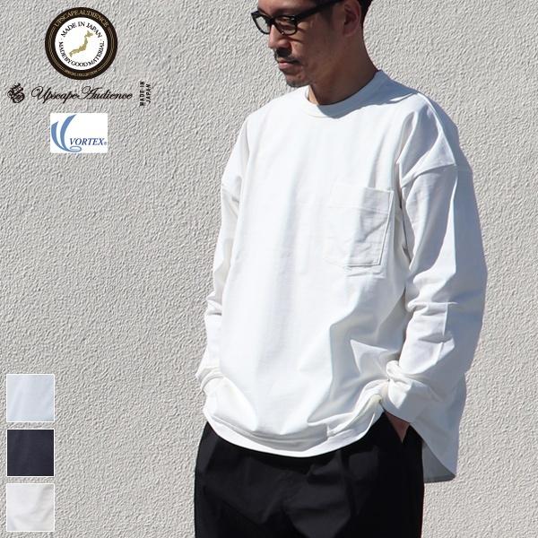 オーディエンス Audience インバーテッドプリーツ長袖Tシャツ ボクシーAライン MVS天竺 ...