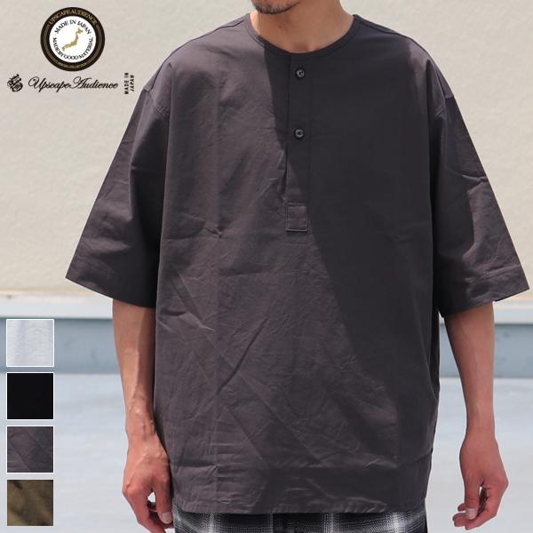 オーディエンス Upscape Audience スリーピングシャツ ハーフスリーブ コットンシーチ...