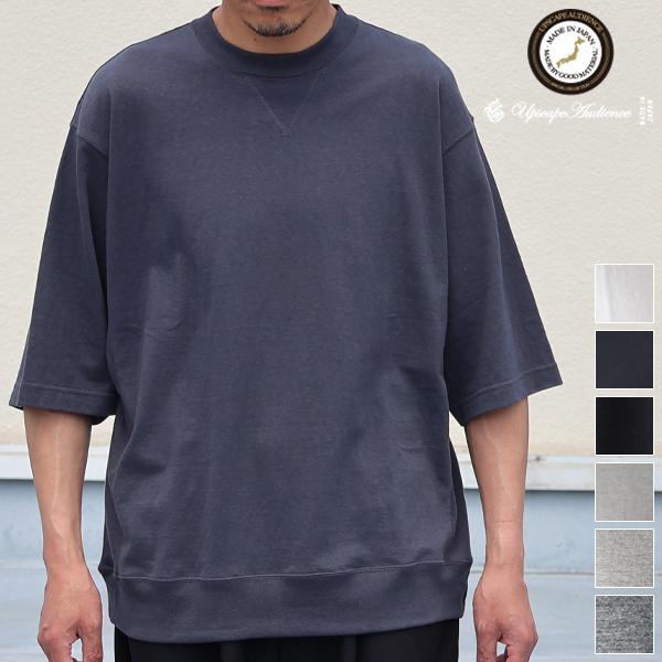 「オーディエンス Audience ガゼット クルーネック ハーフスリーブ スウェットライク Tシャ...