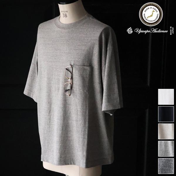 オーディエンス Audience クルーネック ハーフスリーブ 胸ポケット付き ボクシーTシャツ ラ...