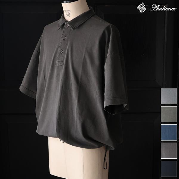 オーディエンス Audience ポロシャツ ピグメント 米綿 USAコットン ハーフスリーブ ドロ...